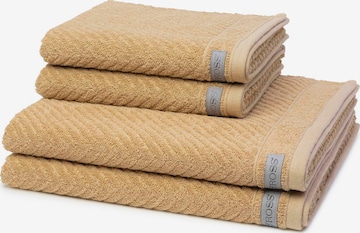 ROSS Towel 'Smart' in Brown: front