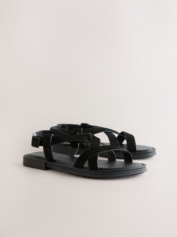 juoda Next Basutės su dirželiais 'Forever Comfort'