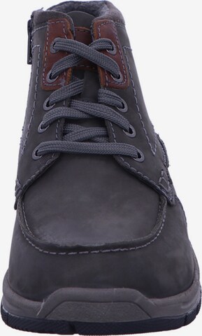 JOSEF SEIBEL Lace-Up Boots 'Lenny' in Grey