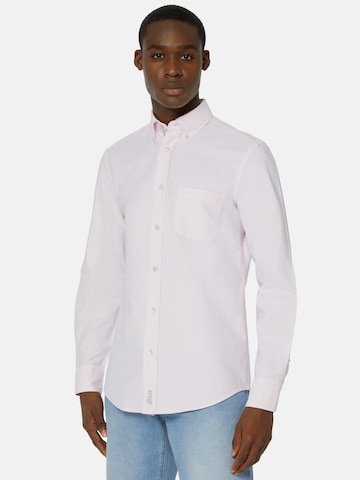 Coupe regular Chemise Boggi Milano en rose : devant