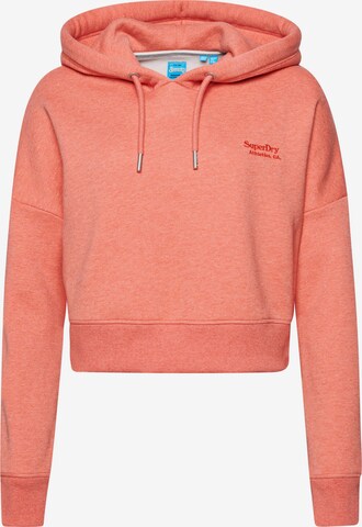 Superdry Sweatshirt in Orange: predná strana