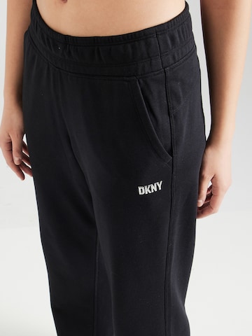 DKNY Performance Zvonový Sportovní kalhoty – černá