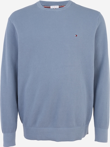 Tommy Hilfiger Big & Tall Sweater 'ESSENTIAL' in Blue: front