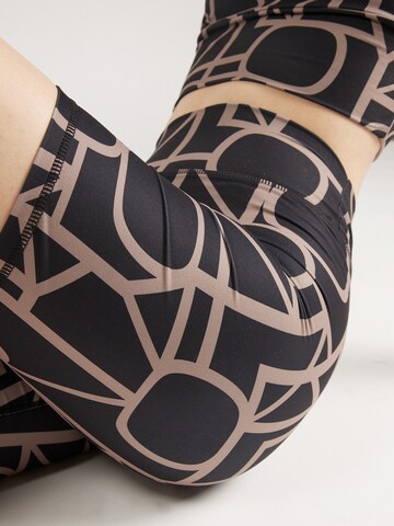 ONLY PLAY Skinny Sportbroek 'FONT' in Zwart