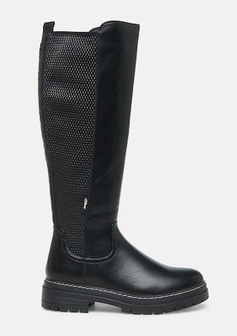 s.Oliver Boot in Black: side