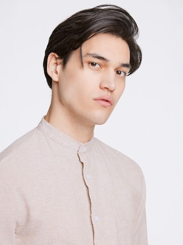 Lindbergh Slim Fit Skjorte i beige