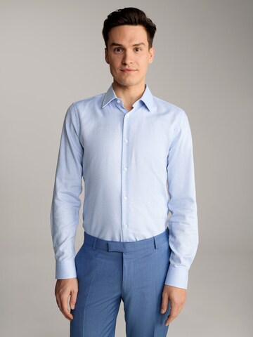 JOOP! Slim fit Zakelijk overhemd 'Pierce' in Blauw: voorkant
