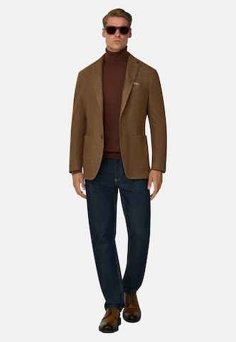 Boggi Milano Regular Fit Sakko in Braun