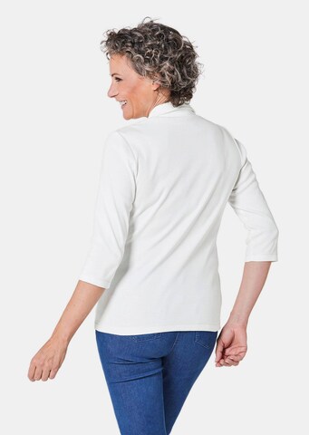 Goldner Shirt in Wit