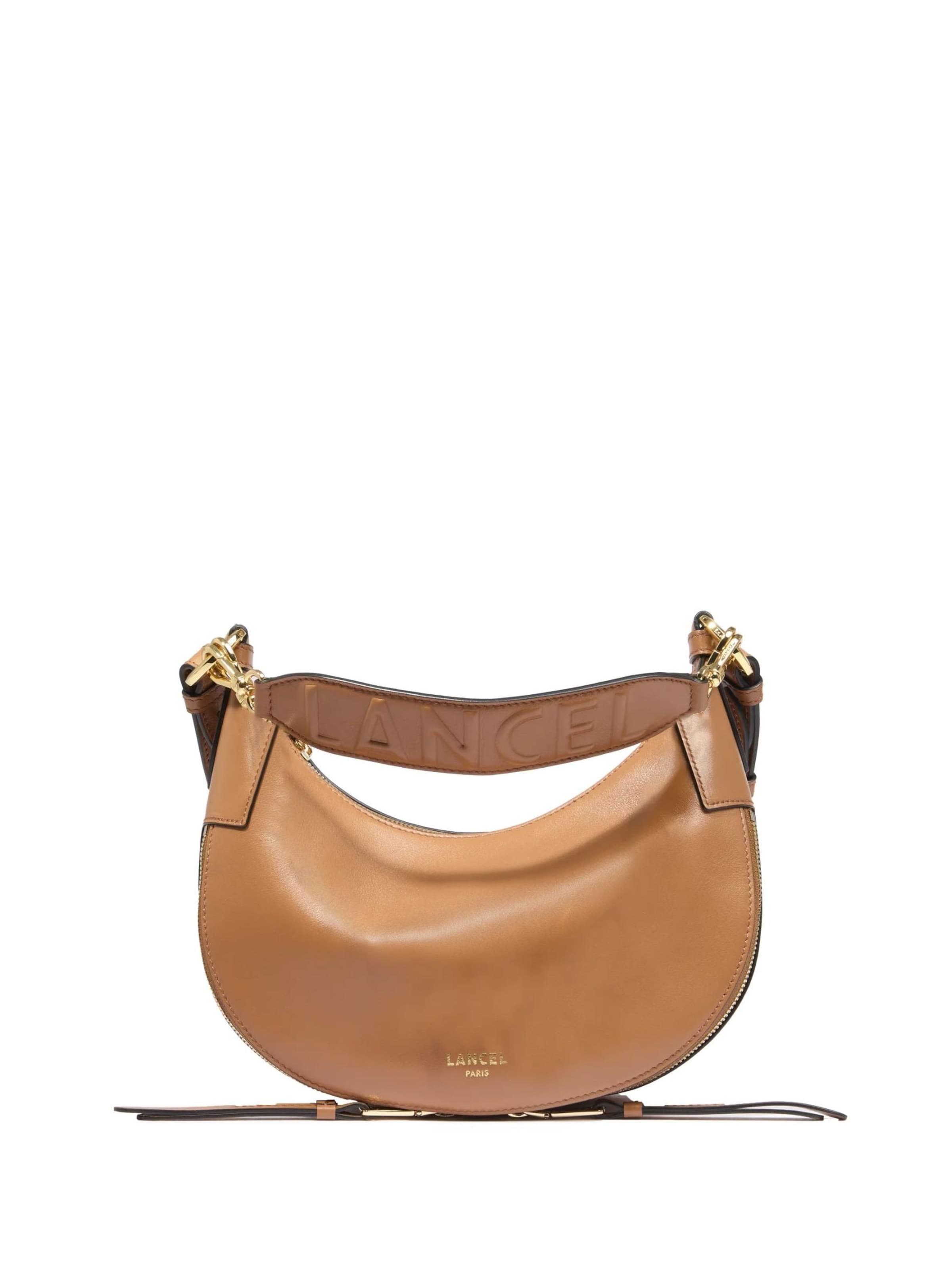 Sac à bandoulière 'Lancel Sac Bandoulière S Origami Camel Femme' Lancel en marron : devant
