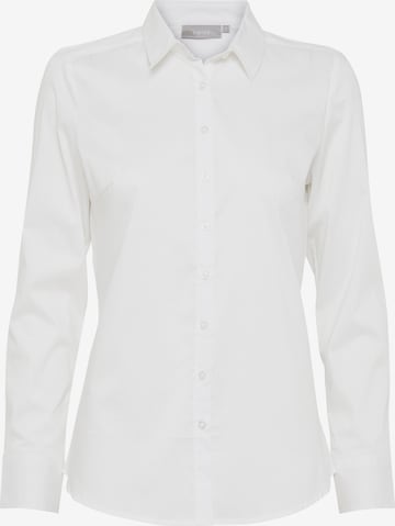 Fransa Blouse in Wit: voorkant