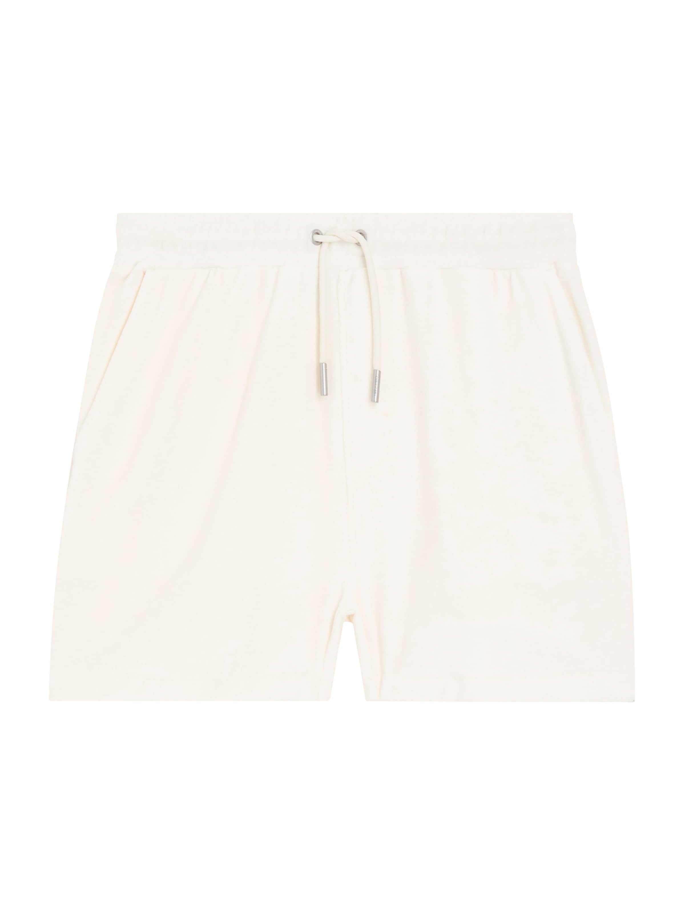 Calvin Klein Regular Trousers in White: front