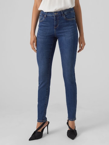 VERO MODA Skinny Jeans 'ALIA' in Blue: front