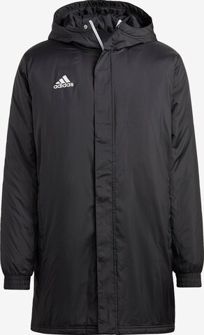 ADIDAS SPORTSWEAR Athletic Jacket 'Entrada 22' in Black: front