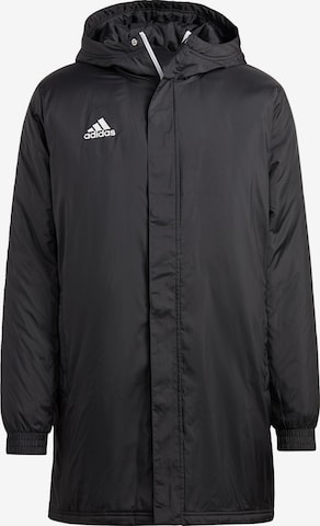 ADIDAS SPORTSWEAR Athletic Jacket 'Entrada 22' in Black: front