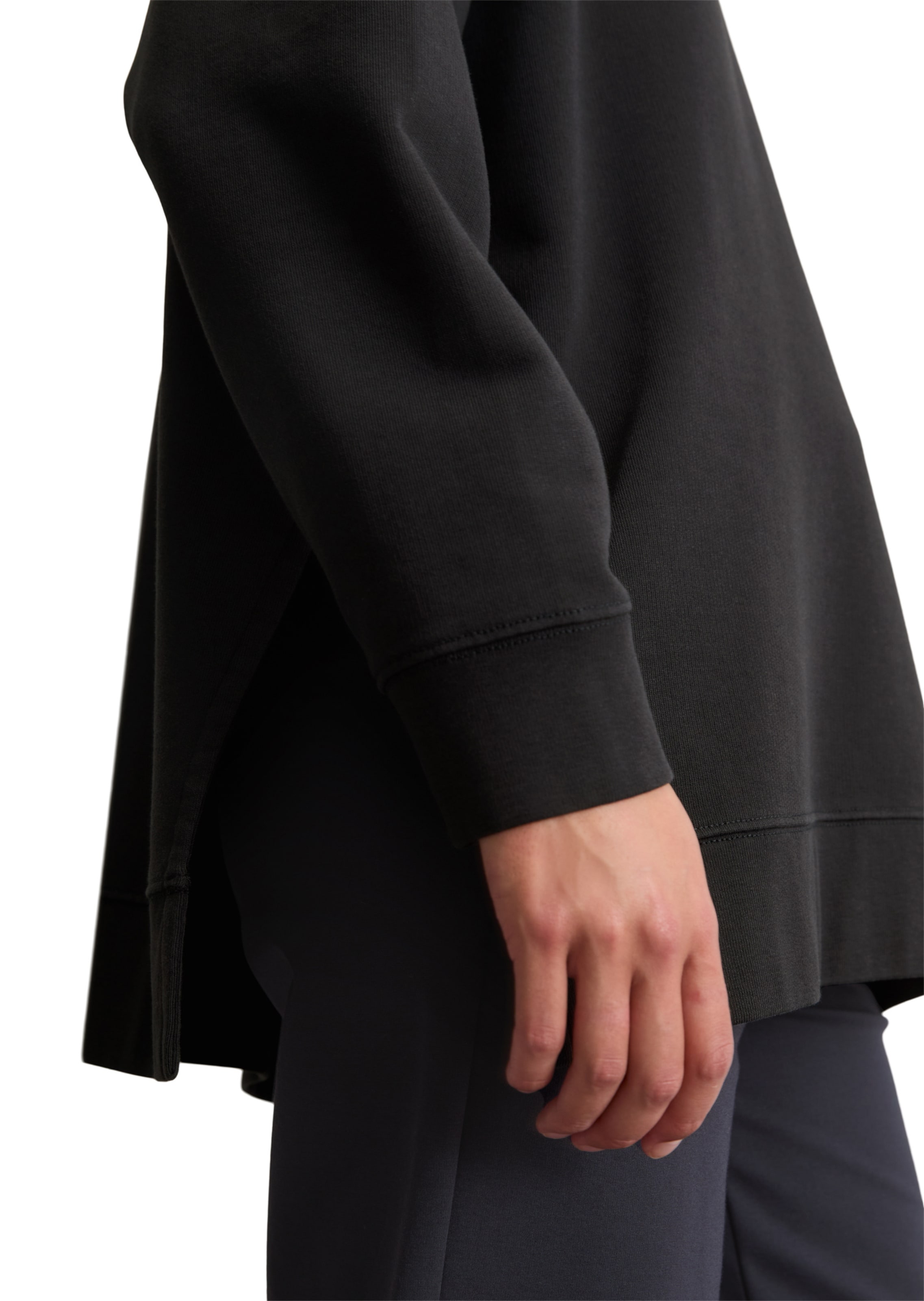 Marc O'Polo Sweatshirt in Schwarz