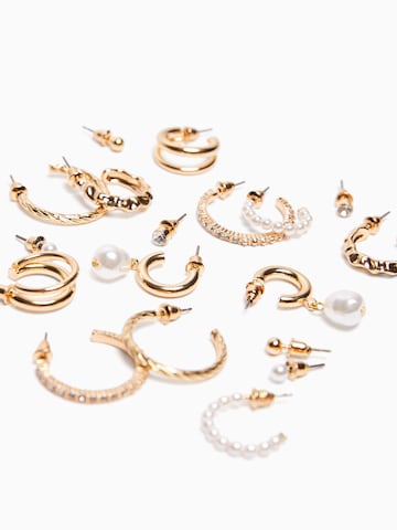 Bershka Jewelry Set in Gold