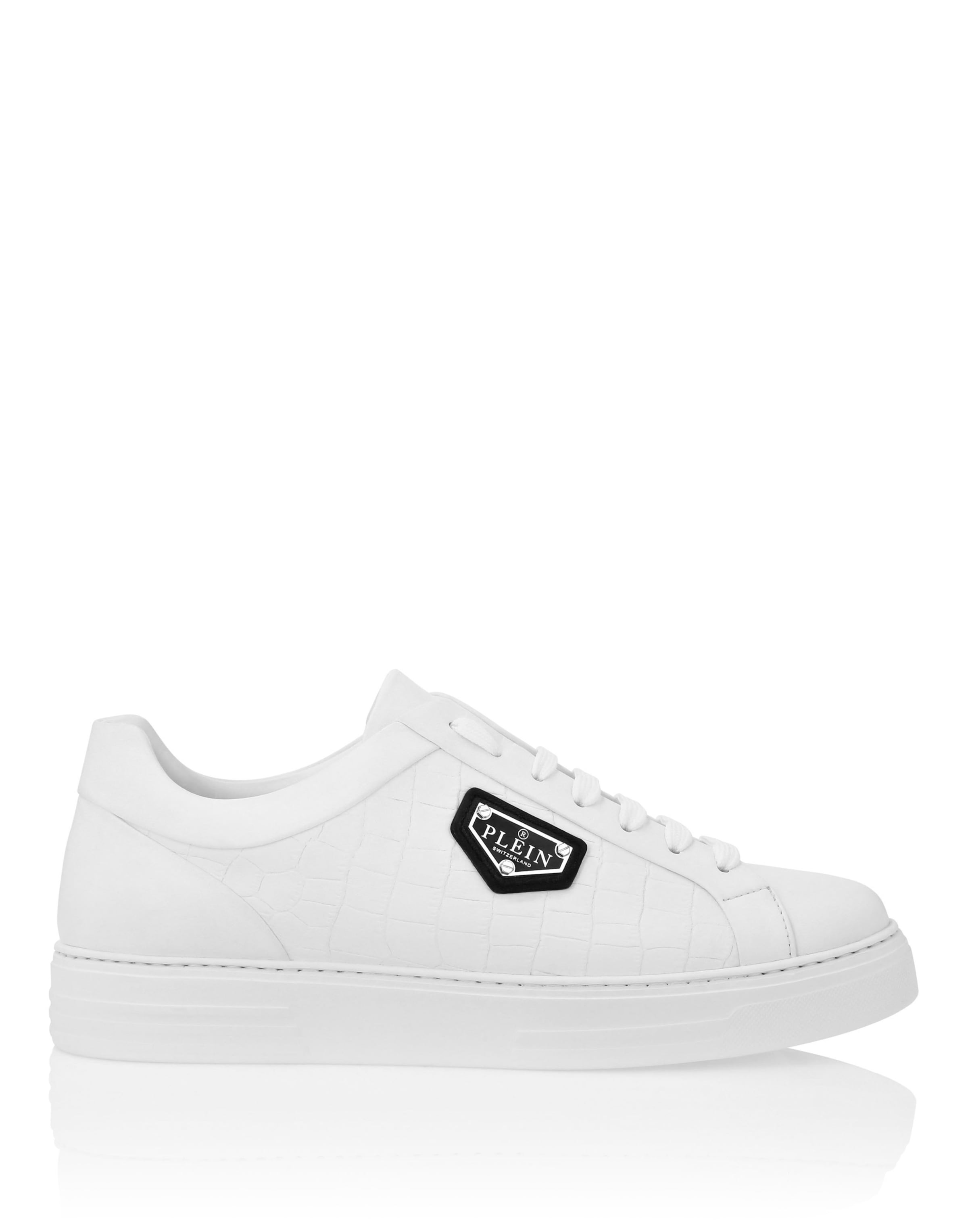 Philipp Plein Sneakers laag in Wit: voorkant