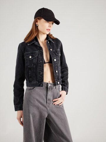 Veste mi-saison 'Tilda' TOPSHOP en noir : devant