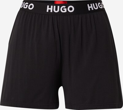 HUGO Pyjamashorts in schwarz / weiß, Produktansicht