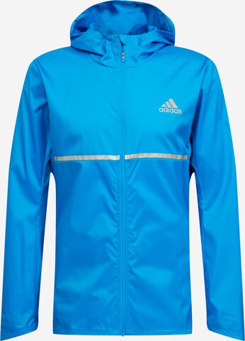 ADIDAS SPORTSWEAR Athletic Jacket 'Own the Run' in Blue: front