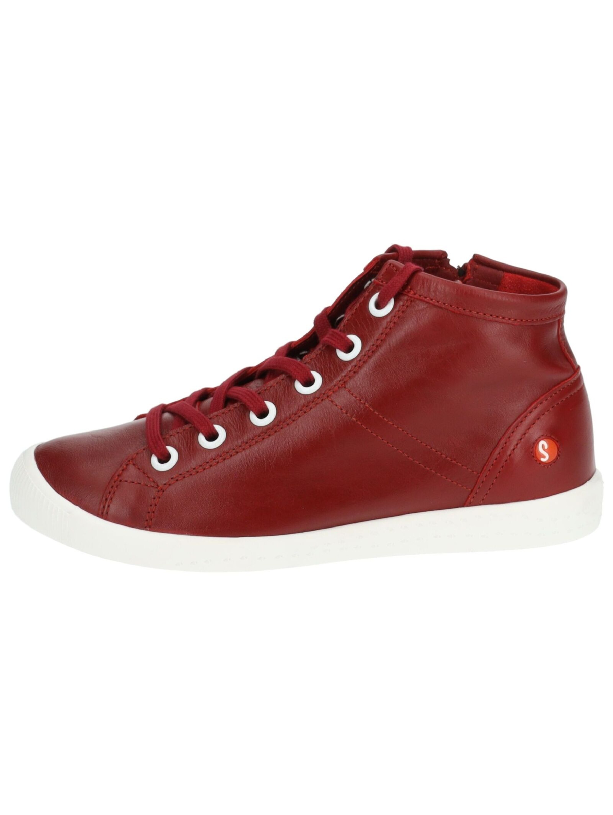 Softinos Sneakers hoog in Rood