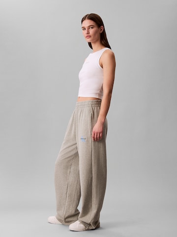 Calvin Klein Wide Leg Hose in Grau