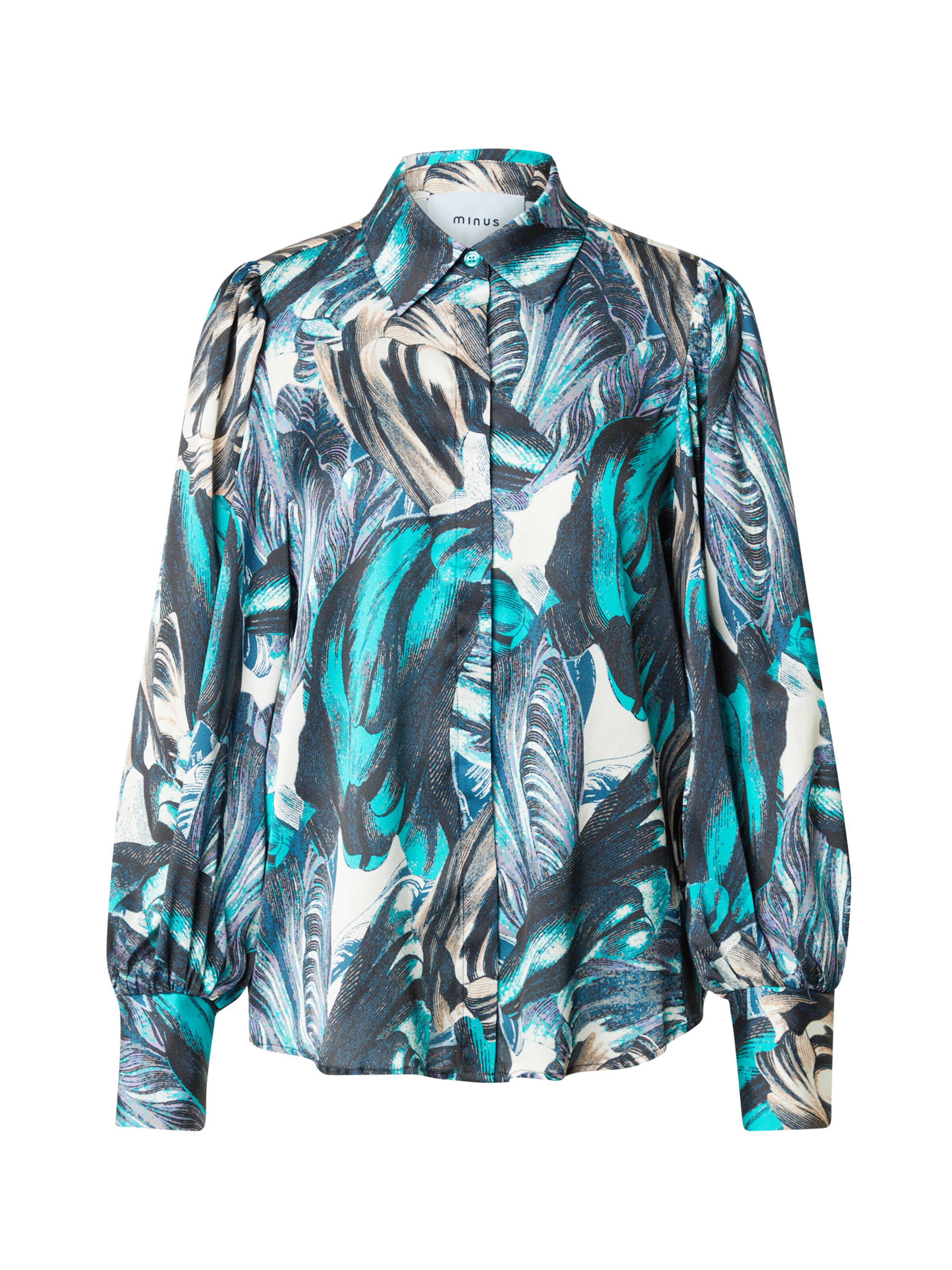 minus Blúzka 'Lenore' - Zelená: predná strana