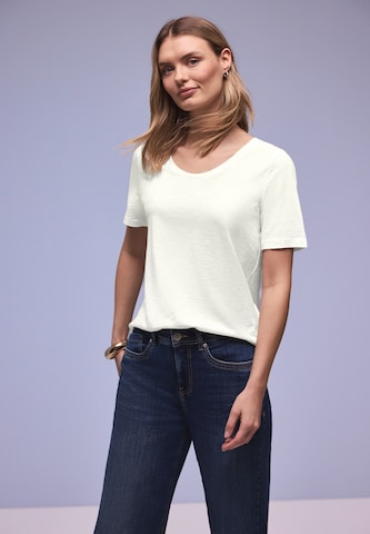 STREET ONE - Camiseta 'Gerda' en blanco