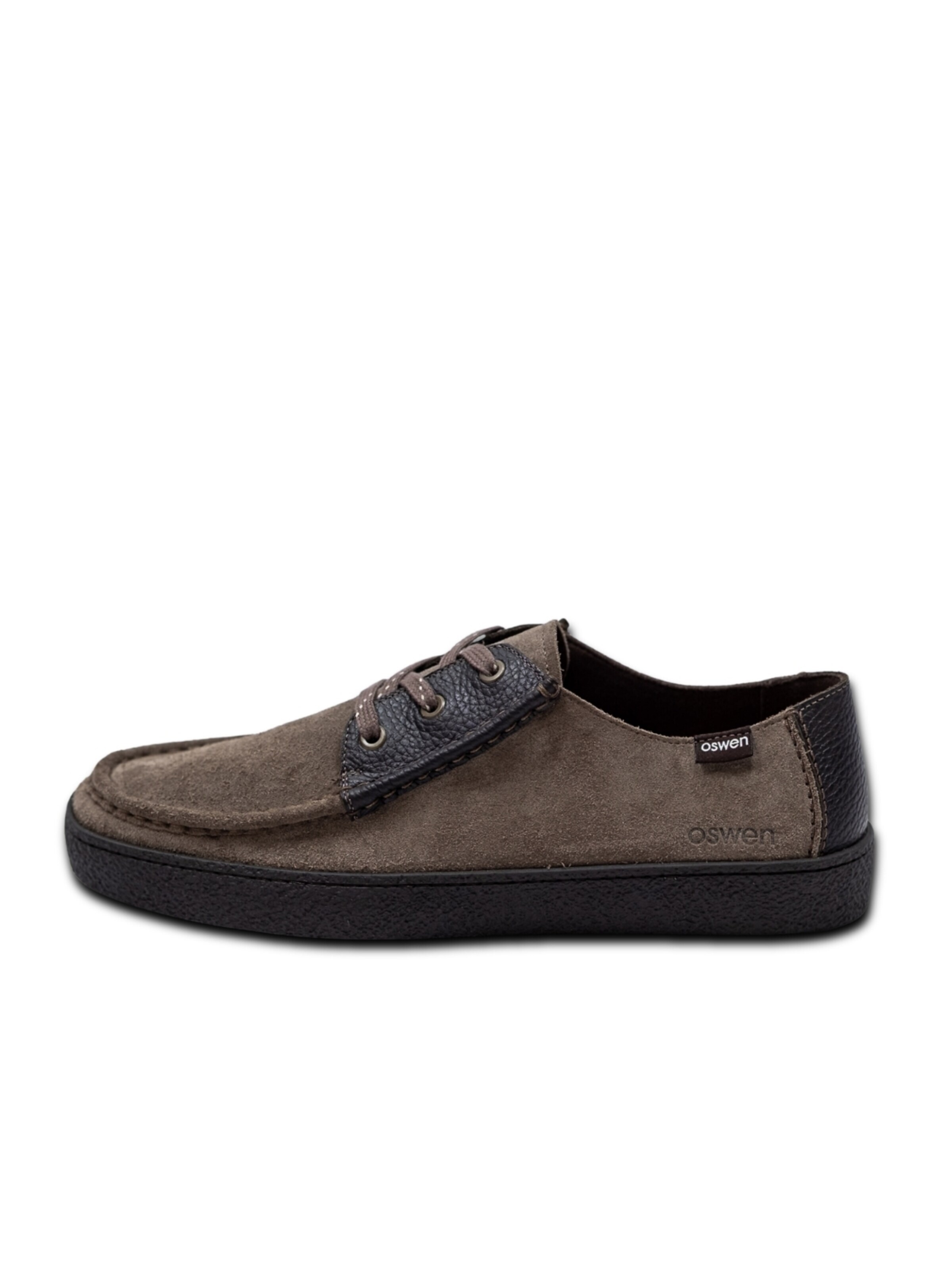 oswen Moccasin 'Konrad Low Shoe' in Brown: front