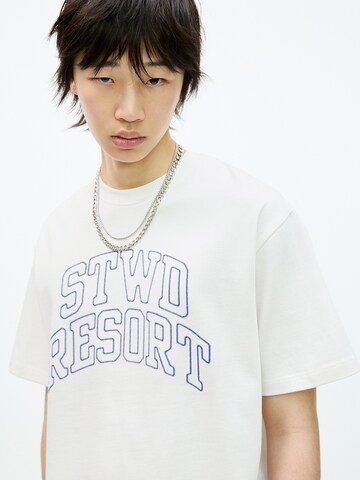 T-Shirt Pull&Bear en blanc