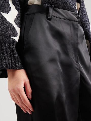 NÜMPH Wide leg Παντελόνι 'TAMARA' σε μαύρο