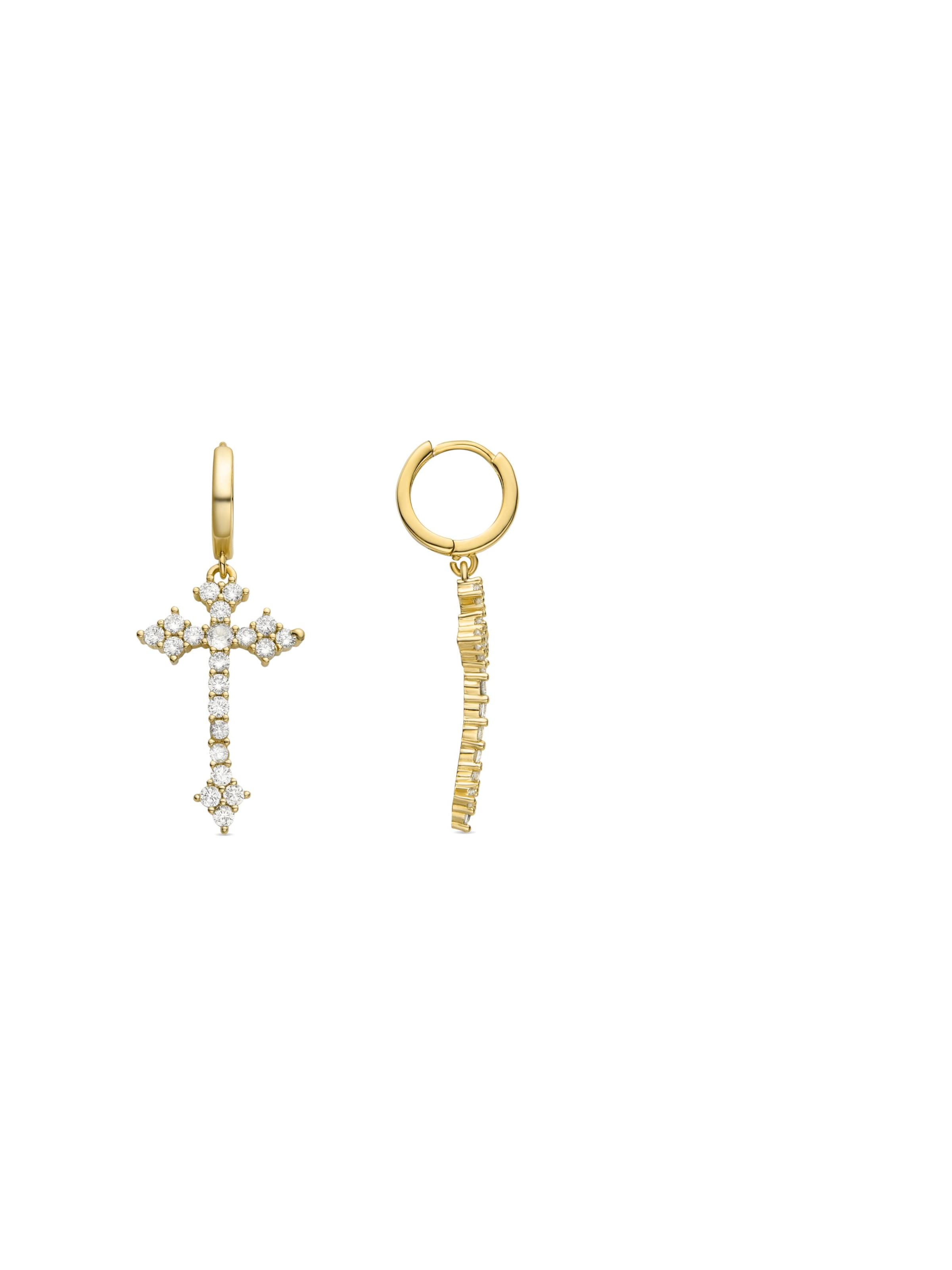 Luxenter Oorbellen 'Lysay' in Goud: voorkant