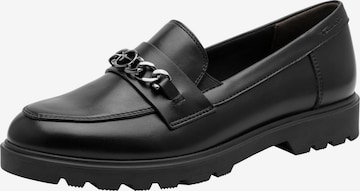 juoda Tamaris Loaferai: priekis