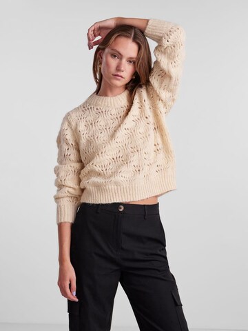 PIECES Pullover in Beige: predná strana