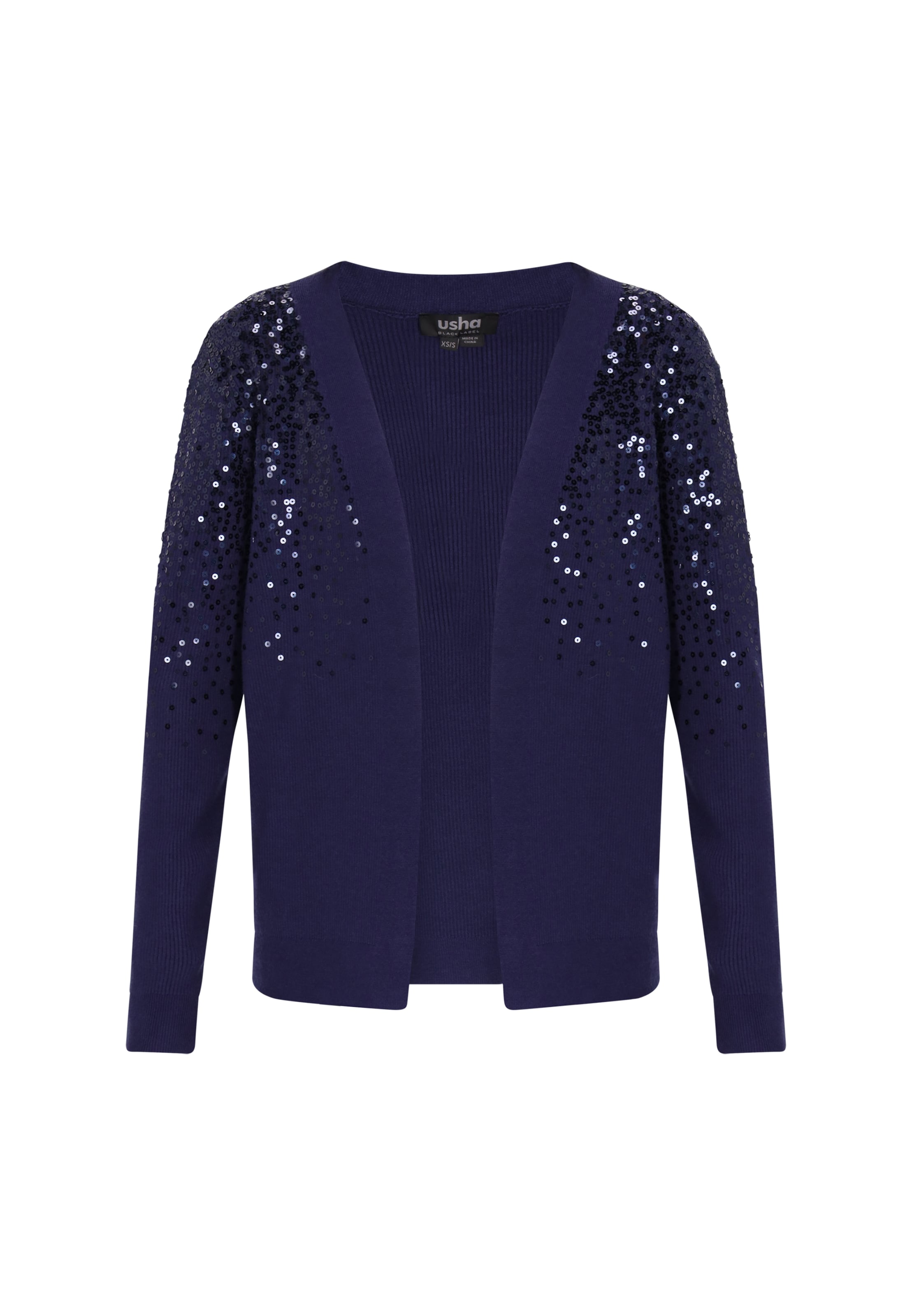 usha BLACK LABEL - Cárdigan en azul: frente