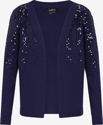 usha BLACK LABEL - Cárdigan en azul: frente
