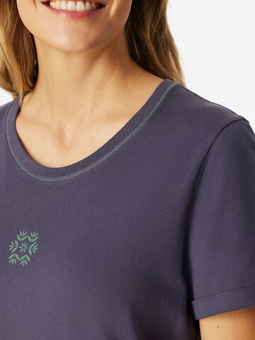 SCHIESSER Nightgown ' Casual Essentials ' in Blue
