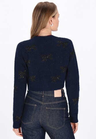 MYMO Knit cardigan in Blue