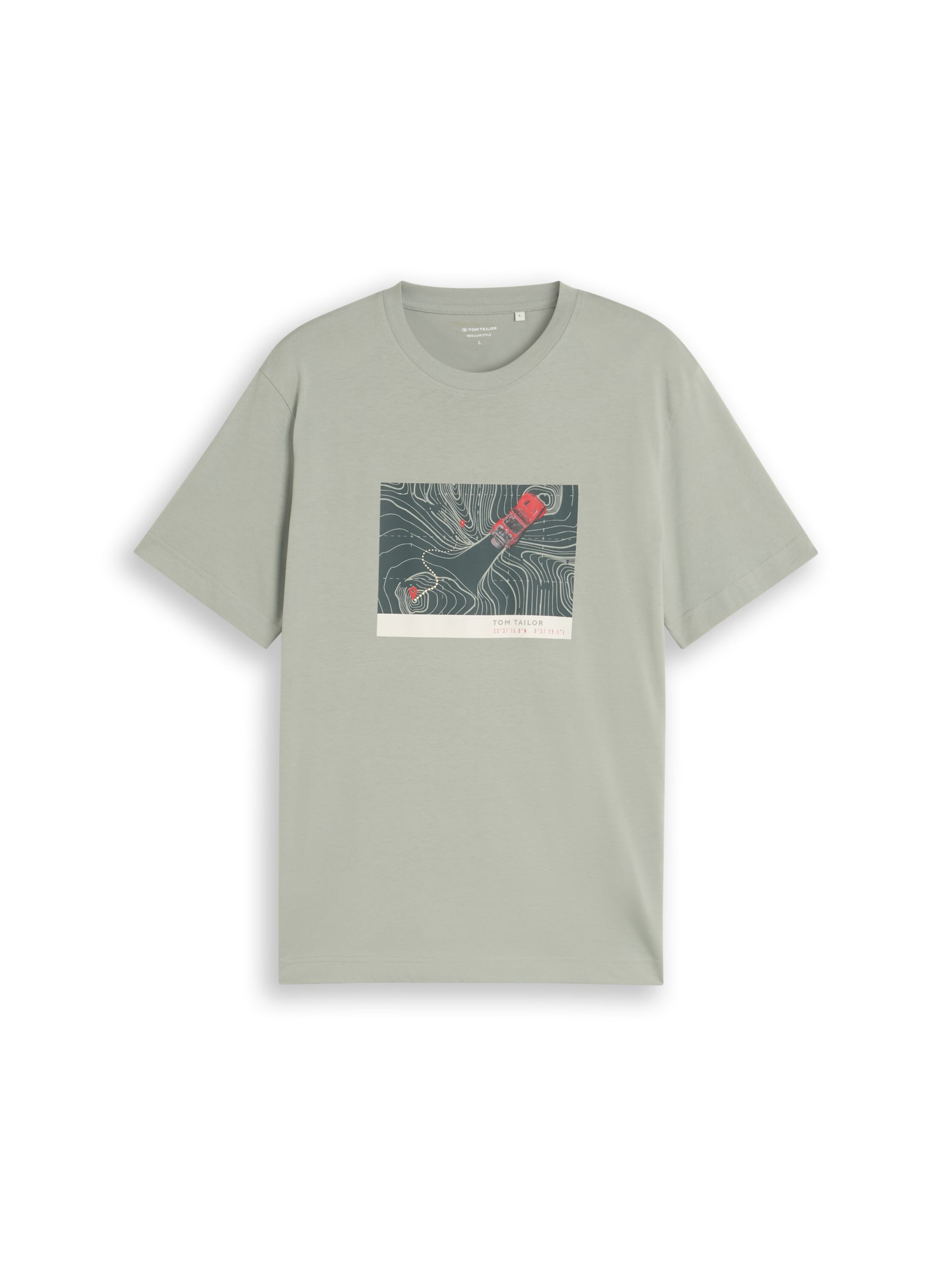 TOM TAILOR Shirt in Green: front