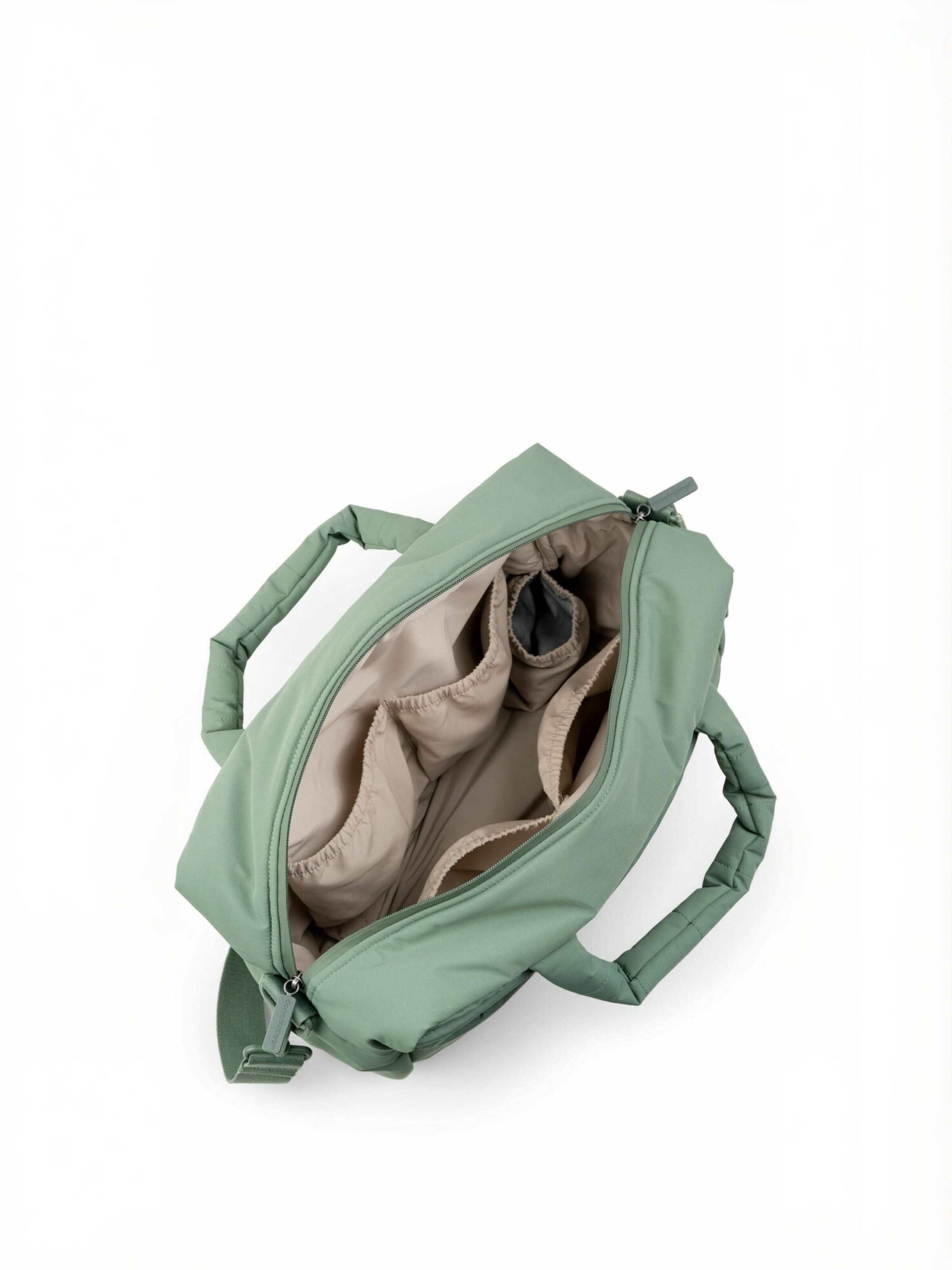 Done by Deer - Mala ' Quilted ' em verde: topo