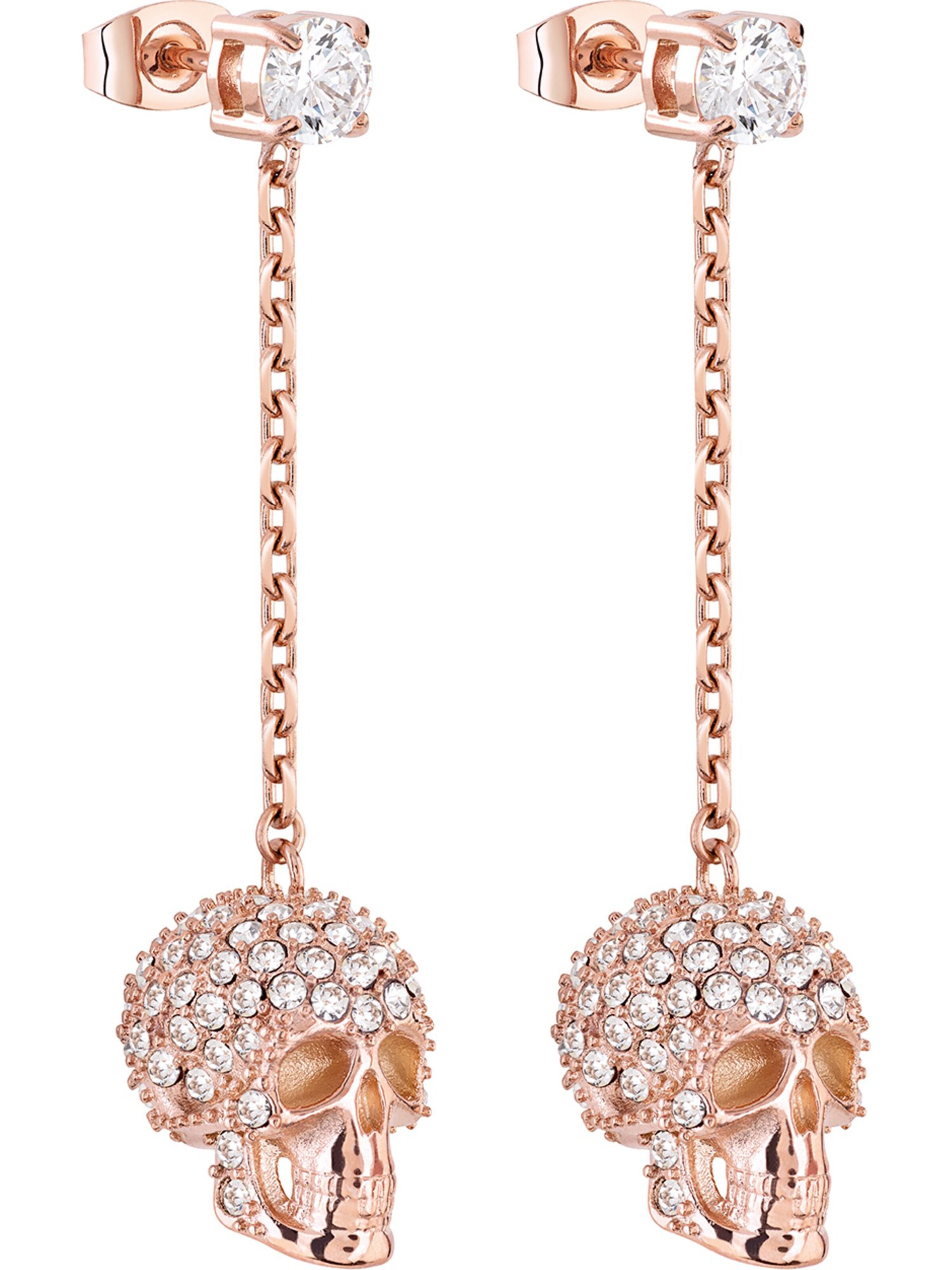 Philipp Plein Oorbellen in Roze