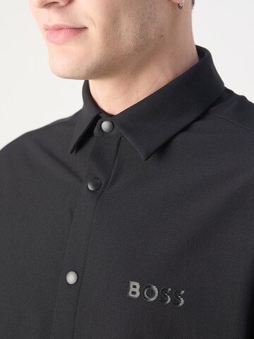 BOSSRegular Fit Košulja 'B_Lite_L' - crna boja