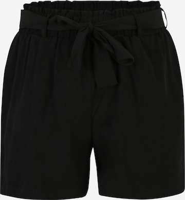 PIECES Curve Regular Pants 'SADE' in Black: front