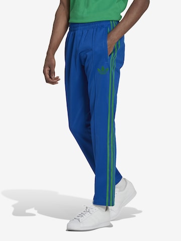 ADIDAS ORIGINALS Regular Trousers 'Adicolor 70S Striped' in Blue: front