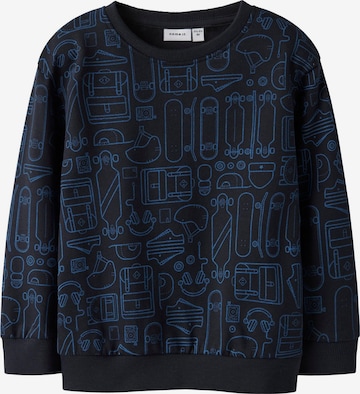 NAME IT - Sudadera en azul: frente