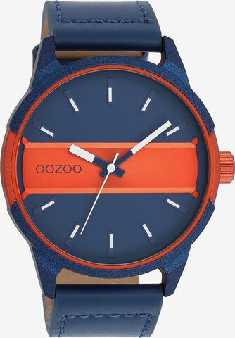 OOZOO Analog Watch in Blue: front