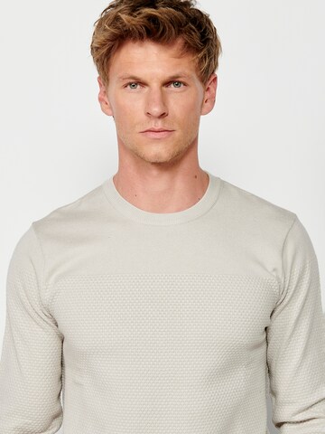 Pull-over 'Punto' KOROSHI en blanc