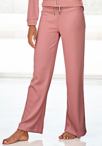 BENCH Wide leg Broek in Roze: voorkant