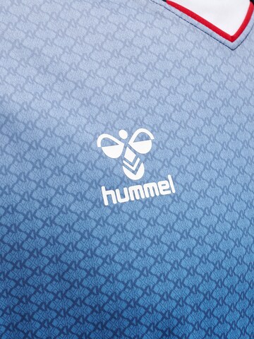 zils Hummel Sportiska stila krekls